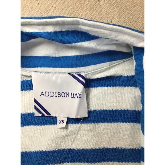 Addison Bay Women Nautical Striped Mock Neck Pullover Sz. XS NWT Beach … - Picture 11 of 12
